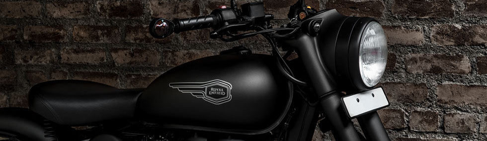 Custom Built Royal Enfield Cafe Racer. Titled Prototype A, this is the first in a series of custom bikes by The Bullet Factory.