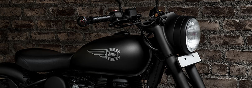 Custom Built Royal Enfield Cafe Racer. Titled Prototype A, this is the first in a series of custom bikes by The Bullet Factory.