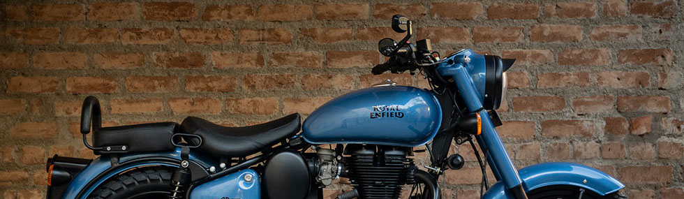 Blue Royal Enfield Classic 350