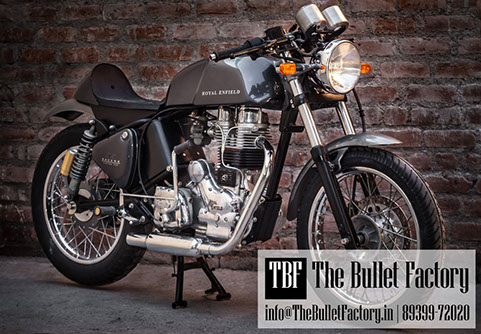Custom built Royal Enfield Bullet cafe racer, Prototype A