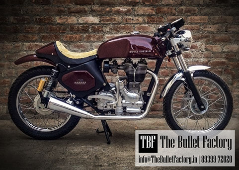 Prototype B, the second custom built cafe racer by The Bullet Factory